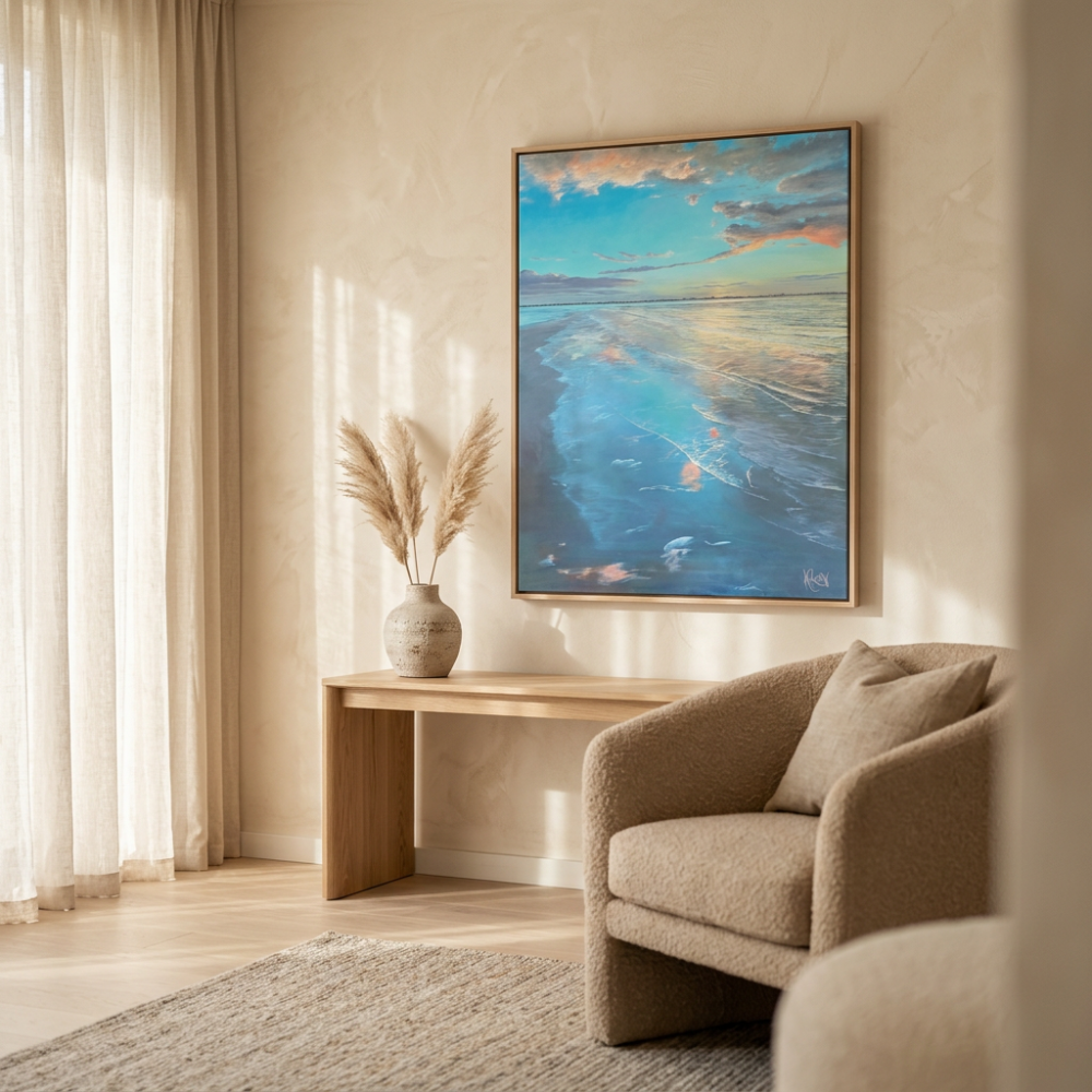 EFA Edenz Fine Art Art in Room Mockup for Commercial Collections