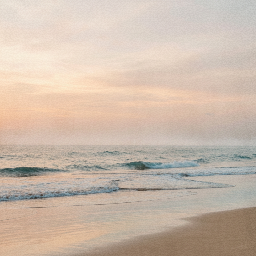 EFA Edenz Fine Art Reflective Atmospheric Coastal Shoreline at Sunrise for Commercial Collections